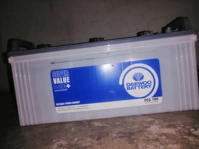 Daewoo 190 Number Battery 125Ah – Original | Excellent Condition