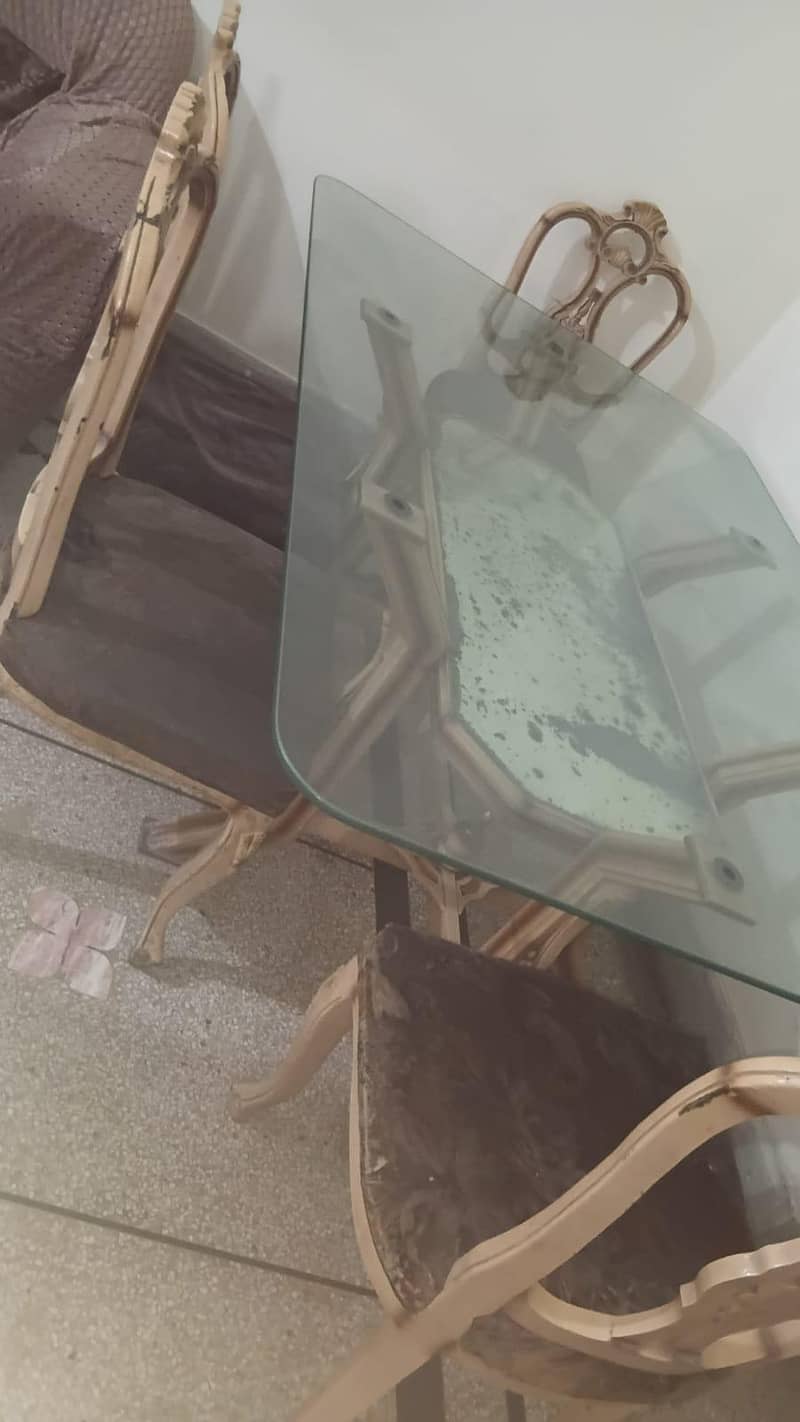 Dining table 6 Chairs 2