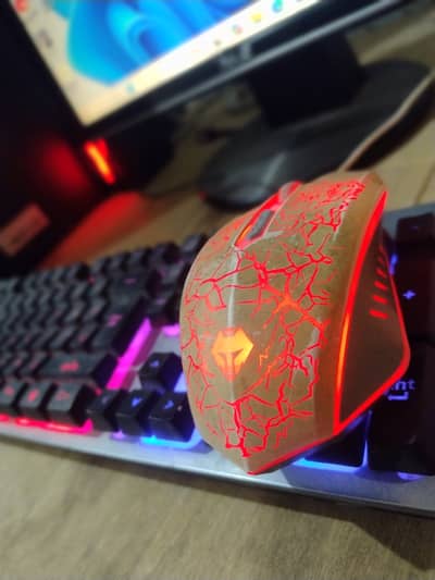 Gaming Desktop PC Full Setup | ASUS Monitor | RGB Keyboard & Mouse