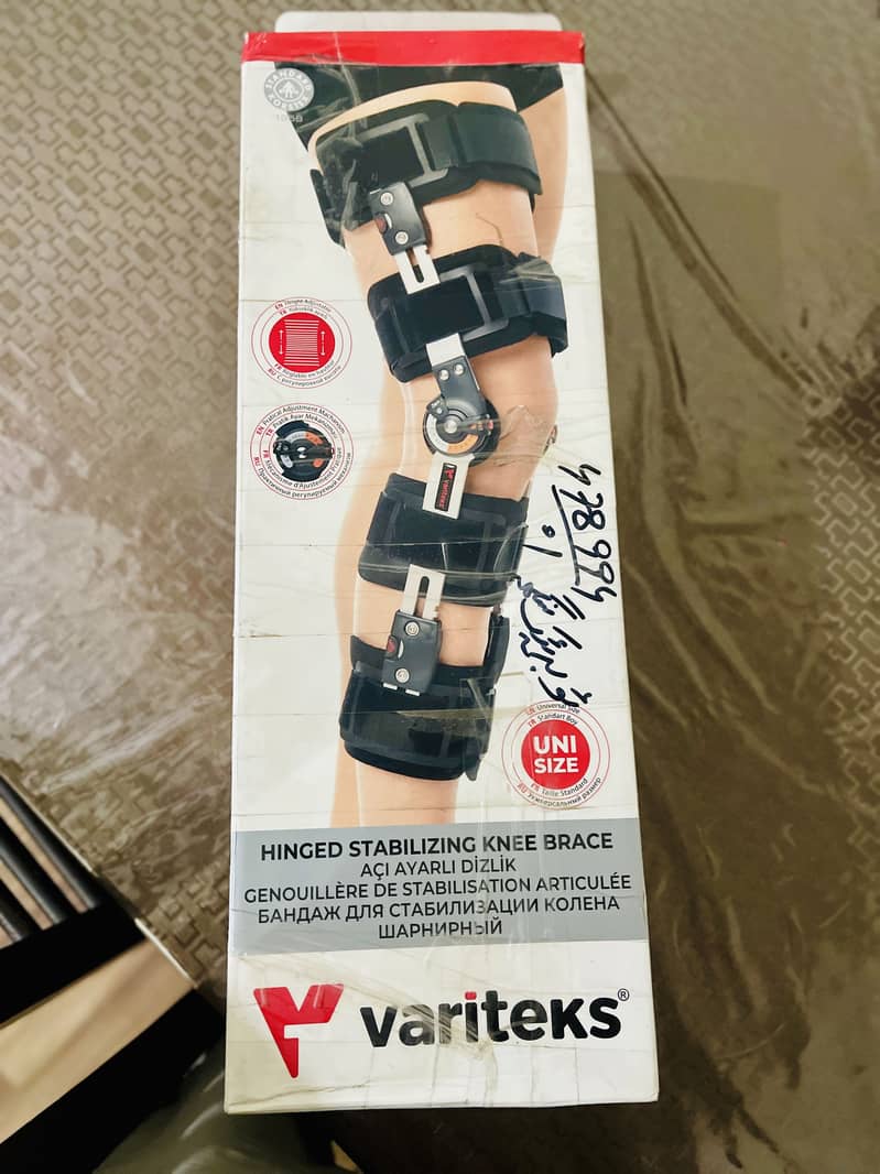 Adjustable knee brace 4
