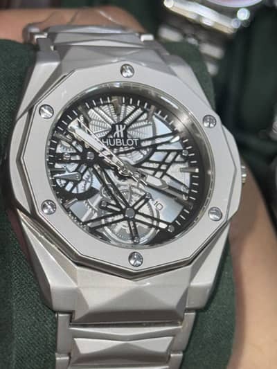 Men watch