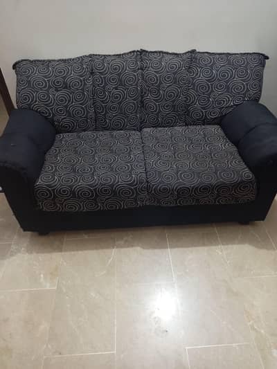 3+2+1 ,sofa set black