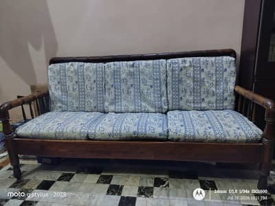 5 seater wooden sofa set