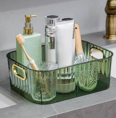 Multipurpose Storage Organizer Acrylic Tray Basket Box Home and Living