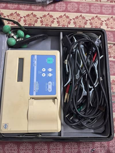 FAKUDA DENSHI CARDIMAX FX-2111 ECG MACHINE - COMPLETE SET