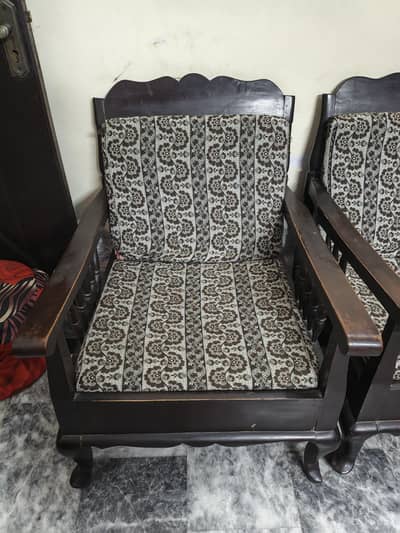 5 Seater Sofa Set Old wood
