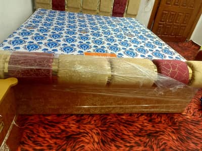 King Size Bed with Dura Foam Mattress