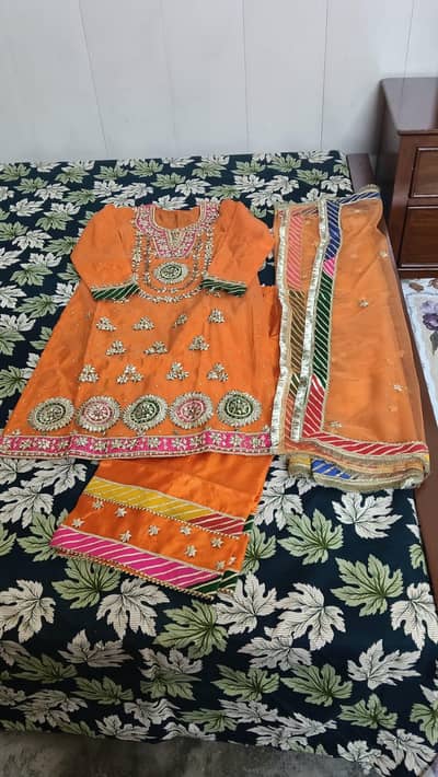 Mehendi Dress  used once .