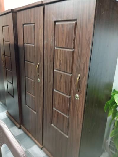 3 separate or together wardrobes