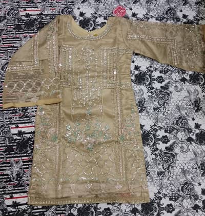 Boutique style sharara dress