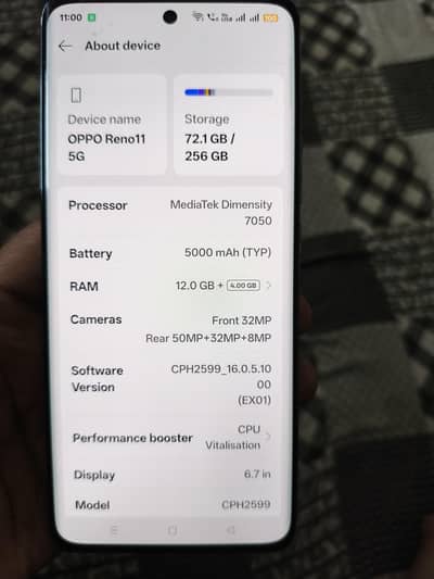 OPPO reno 11 5G 16/255