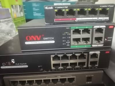 4port & 8port poe switch
