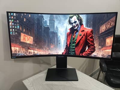 Samsung 34 inch 2k Curved UltraWide 100hz led gaming monitor Type-C
