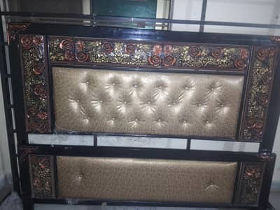 steel dubble bed