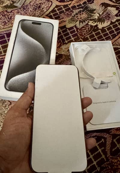 Iphone 15 pro max with Box