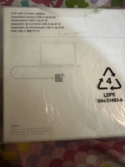 Apple 61 watt original charger