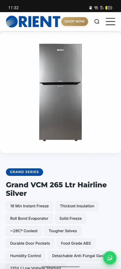 Orient Refrigerator