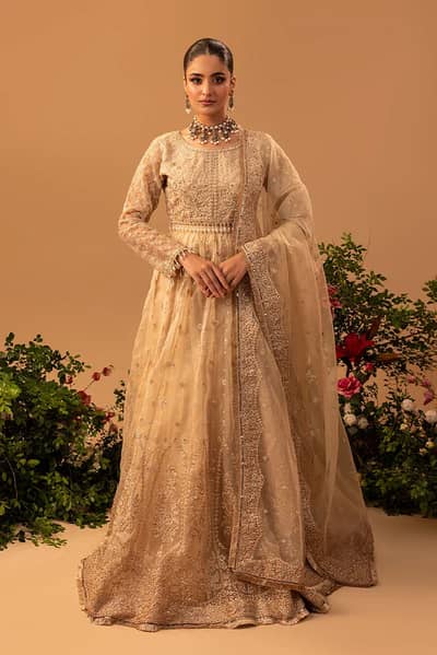 Luxury Heavy Embroidered Lahenga with Dupatta – Formal/Walima Wear