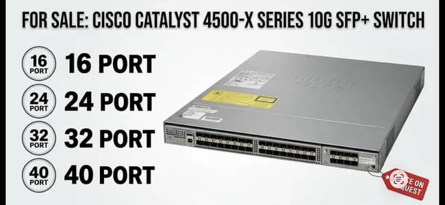 WS-C4500X-16X-ES, Cisco Catalyst 4500-X Switch 16port 10G