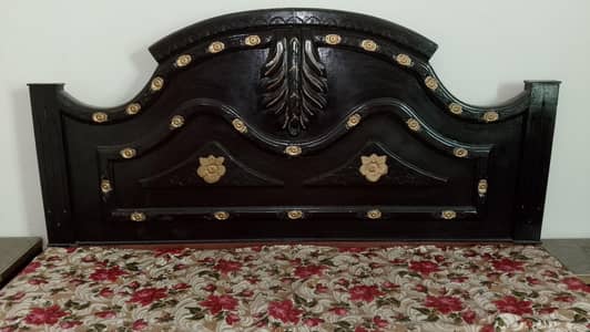 100% Solid Wooden Bed Complete Set