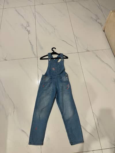 Minnie Minors Denim Dungarees (9–10 Years)