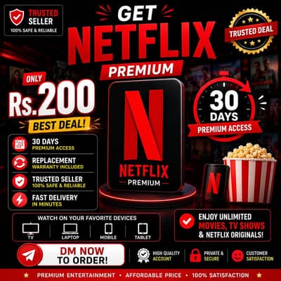 Netflix 4K HDR Premium Screen – 27 Days Replacement Warranty