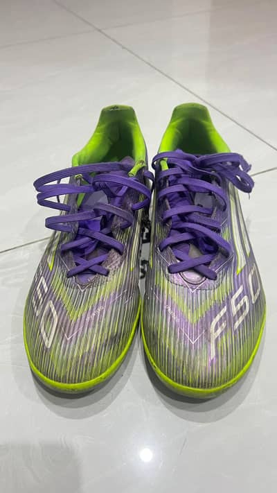 Adidas F50 Purple Rush Leaques TF