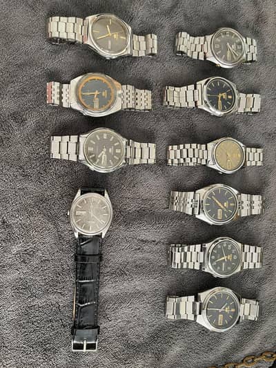 seiko 5 lot all workin or original