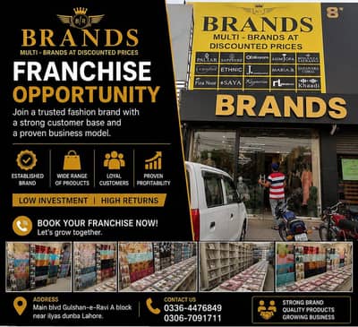 Brands franchise for sale