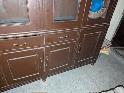 showcase solid wood