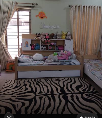 2 kids beds with mattress