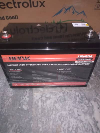 Lithium Battery 12V 100Ah - Brand New