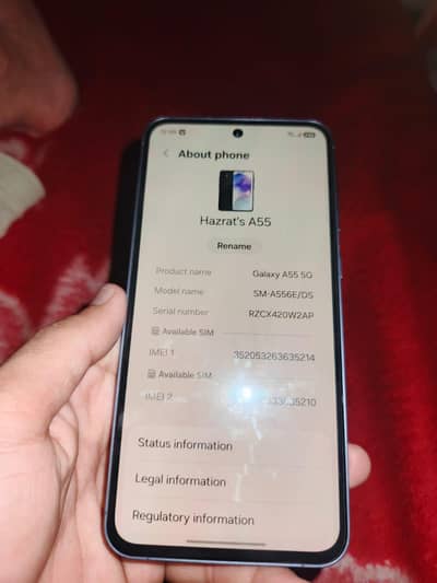 samaung A55 5g 8/256