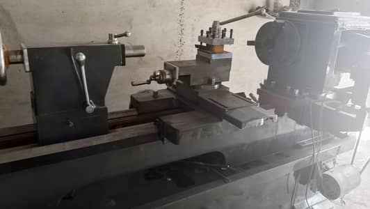 Heavy Duty 3 Phase Kharaad (Lathe) Machine | Workshop Condition