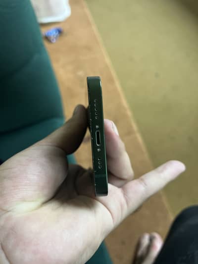 I phone 13 green colour Jv