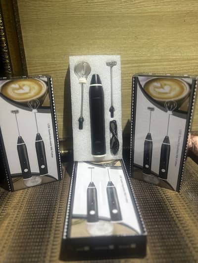 2-in-1 Rechargeable Electric Milk Frother & Coffee Beater Machi