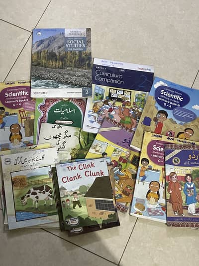 Beaconhouse class 2 books available in new condition