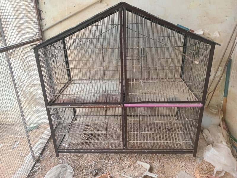 4 portion angle iron cage 1