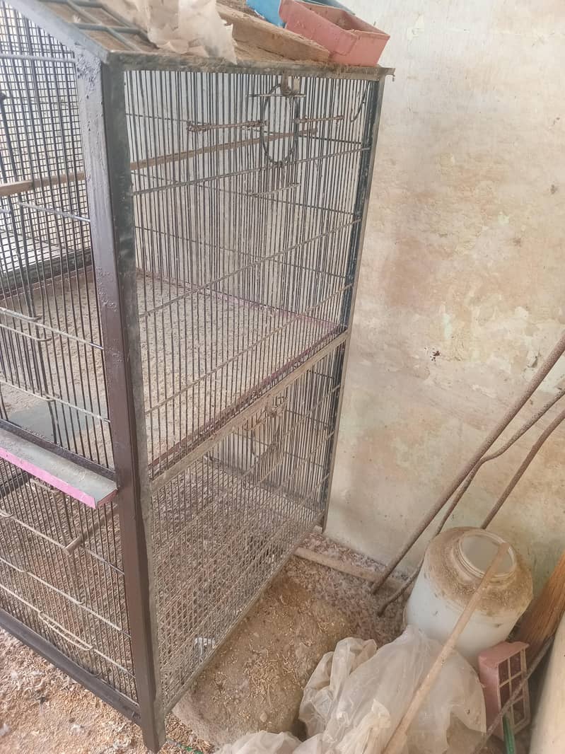 4 portion angle iron cage 2
