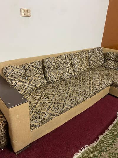 L shaped 7 seater
