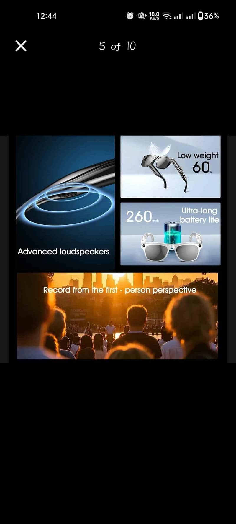 AI camera glasses 4