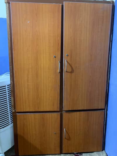 4 doors wooden wardrobe