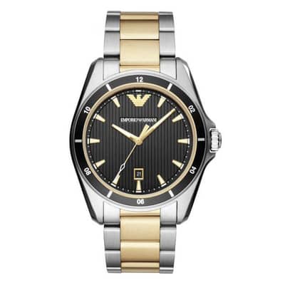 Emporio Armani Men’s Quartz Stainless Steel Black