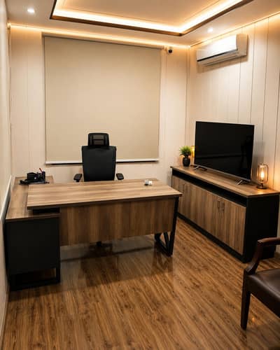 Executive office Table, Office Table, Manager Desk L shaped