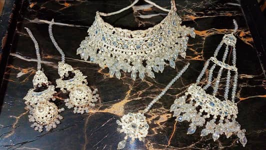 Sliver Bridal set