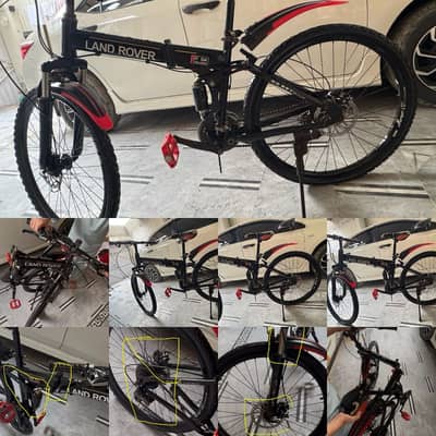 Land Rover G4 challenge folding mountain bike for sale _Excellent cond