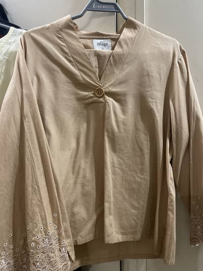 Image 2pc beige co ord set