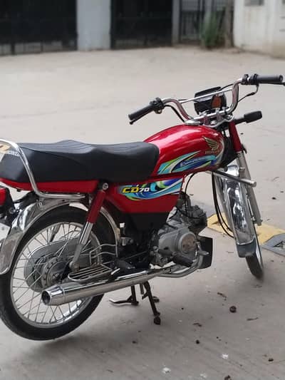 Honda CD 70 2023 model 2024 Registration All okay Bike Condition 10/10