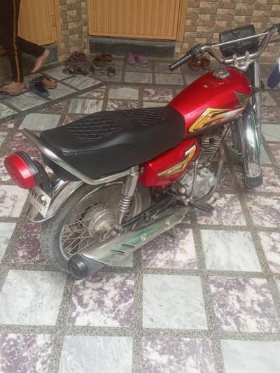 Honda cg 125 2017 model with genion double saman, fresh oil change,