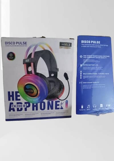 Disco Pulse wireless headphone with mic